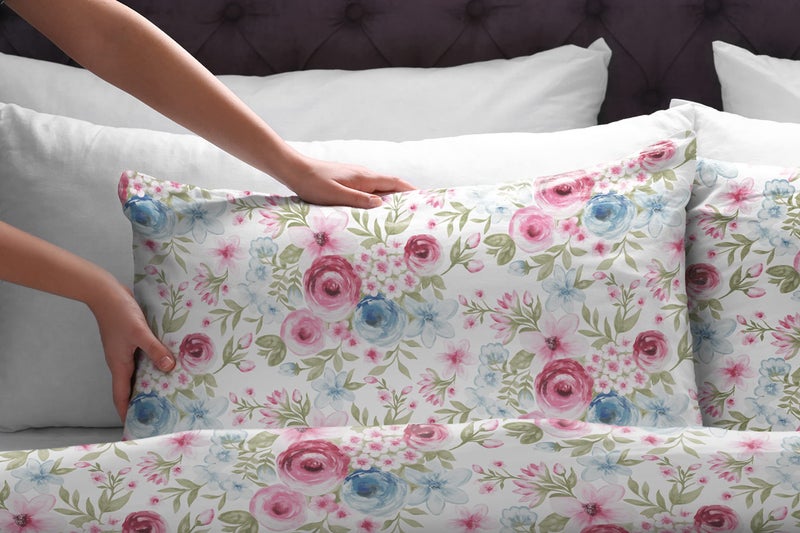Pointehaven Flannel Deep Pocket Set with Oversized Flat Sheet, King, Sylvan - Image 4